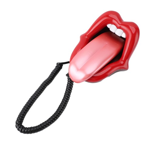 Red mouth telephone novelty - red,