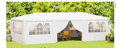 White 4x9m party tent - party,