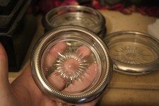 Vintage Leonard Crystal Silver