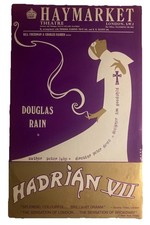 Original Vintage Theatre Art Poster Hadrian VII Haro