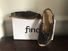 FIND Fisherman leather flat