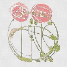 Cross Stitch Pattern  by Florashell - Mackintosh Roses