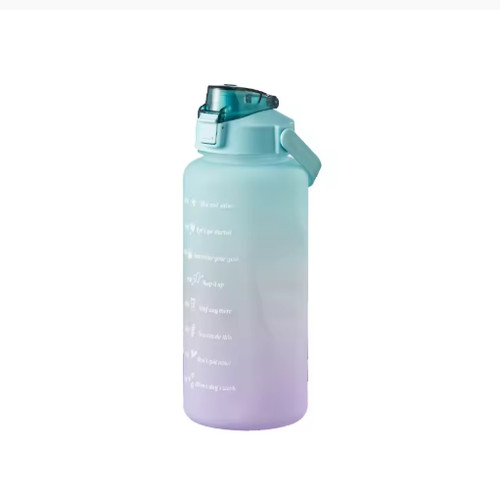 Litre water bottle with time - litre,