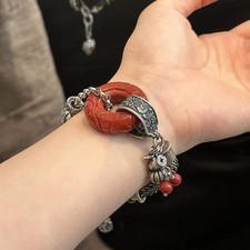 Vintage Chinese Jade Bracelet