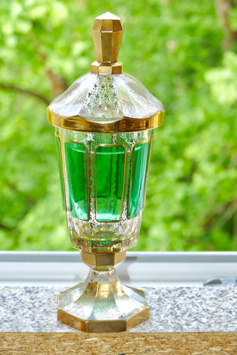 Crystal magnificent lidded - magnificent,