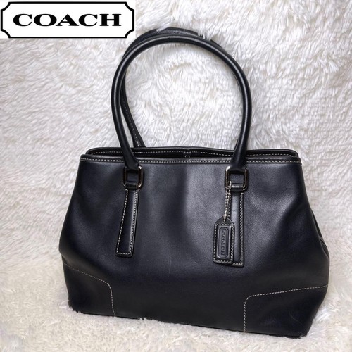 Old coach tote bag - old, leather