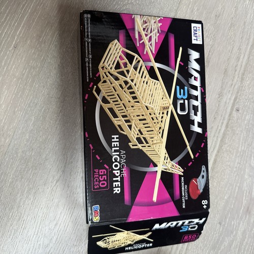 Match apache helicopter - match, 3d