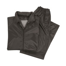 Mil-Tec All Wet Weather Wear Rain Wet Suit Black Power Washing Biking Festival