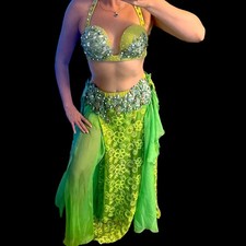 Luxury Green Belly Dance