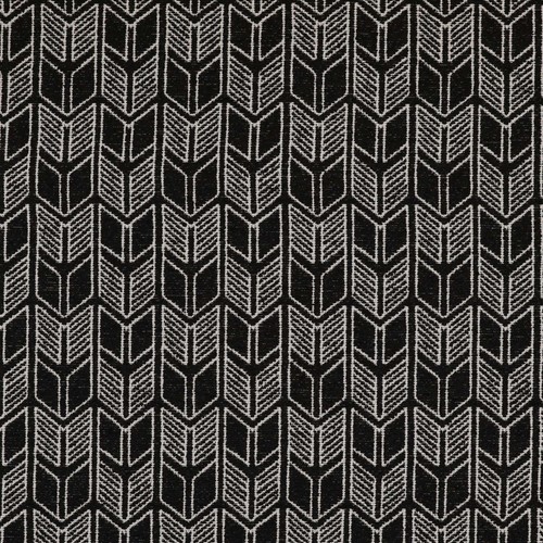 Chevron black upholstery - chevron,