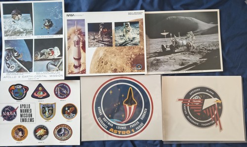 Nasa lithographs and photos - and,