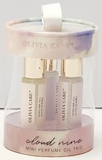 Olivia Care Cloud Nine Mini Perfume Oil Trio, Travel Size, 3 Individual Scent Pk