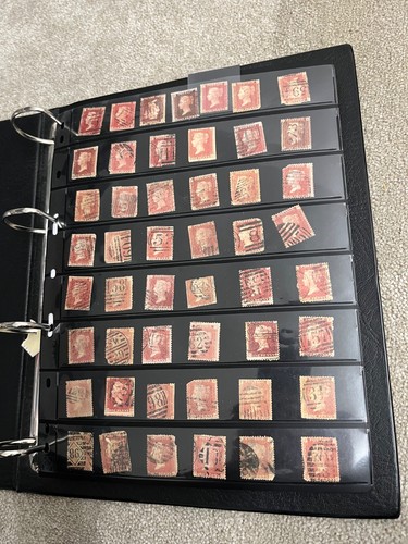 Penny red stamps - penny,