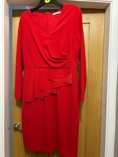 gina bacconi ladies red dress 16