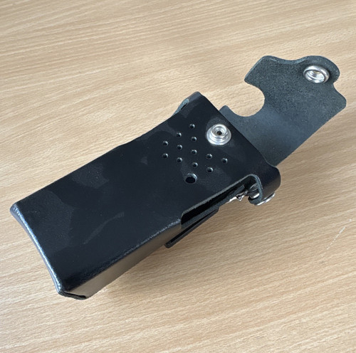 Black two way radio holster - black, two-way