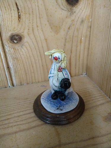 Vintage ceramic zampiva clown - ceramic,