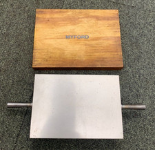 Rare Myford surface plate E167 7" x 5" with wooden lid from Myford ltd