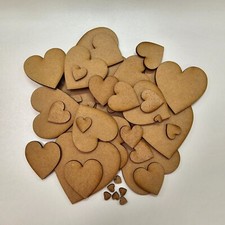 MDF Laser Cut Wooden Heart