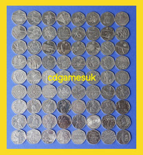 50p Coins Salmon Olympic WWF