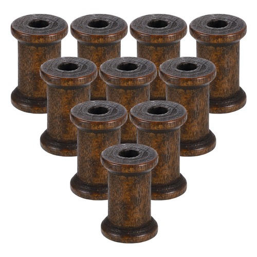 25pcs wooden empty spool 6 - wooden,