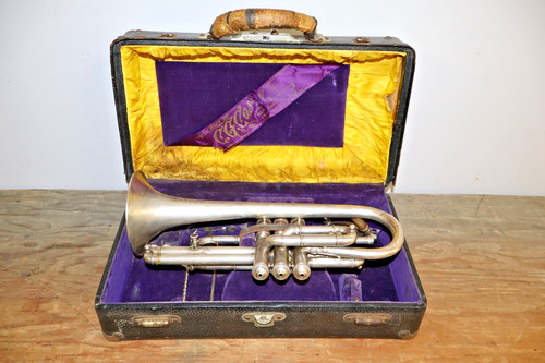 Vintage 1900 conn cornet - vintage, cg
