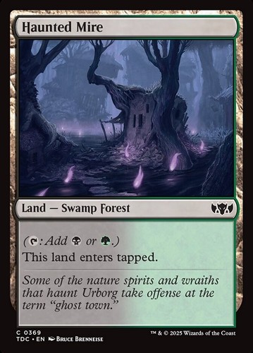 Mtg haunted mire tdc - mtg,