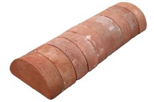Red Half Round Coping Bricks