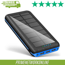 Solar Power Bank – 30000mAh High-Capacity Portable Charger 100% ORIGINAL ⭐⭐⭐⭐⭐