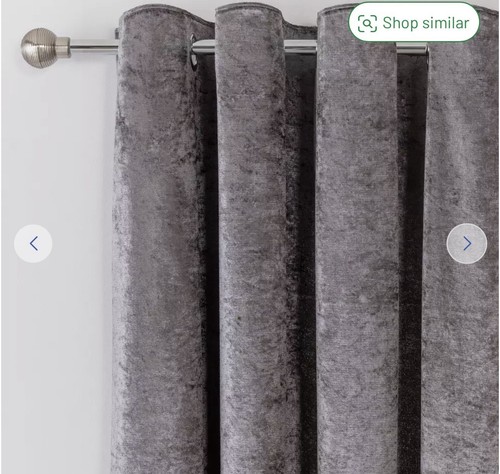 Argos home velvet eyelet - velvet,
