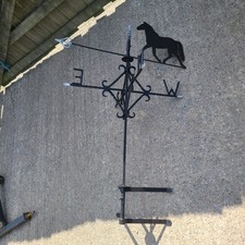 large weathervane horse metal vintage
