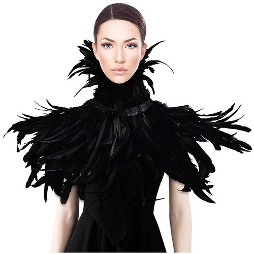 Homelex black witch - black, feather