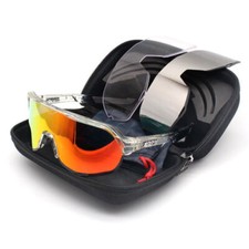 UV400 100% S2 Cycling Glasses MTB Road Bike Goggles 3 Lens Polarized Sunglasses