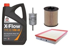 Vauxhall Zafira 1999-2005 1.8 Petrol Service kit and Air Fuel Oil Filters 5L Oil