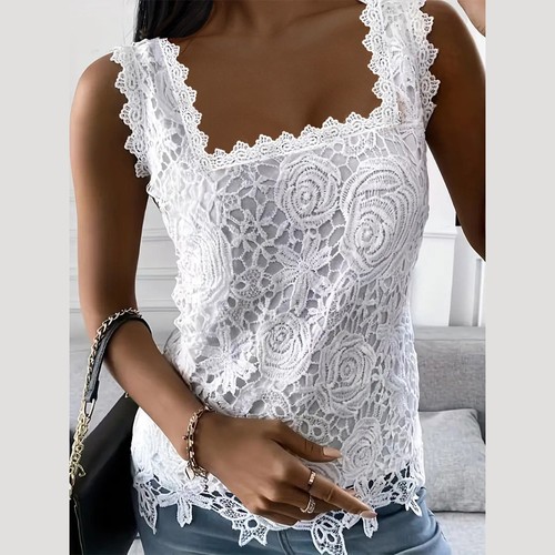 Women lace floral sleeveless - women,