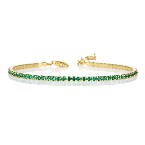 Gold plated skinny green - skinny,
