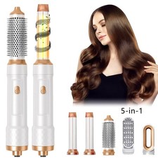 5 in 1 Professional Hair Curler Dryer Styler Curler Straightner Hot Air Brush UK