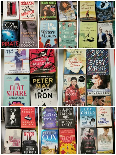 Mixed fiction paperbacks - 40,