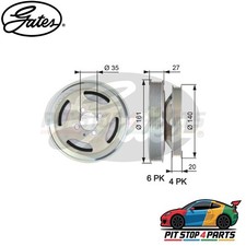 Gates TVD1075 Crankshaft