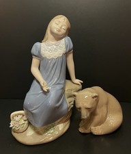Lladró Girl With Bear