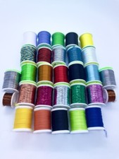 29 large rolls of fly tying