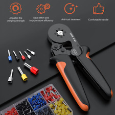 0.25-10mm² Ferrule Terminal Hand Wire Cord End Crimper Crimp Crimping Tool Plier