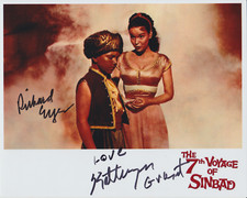 Kathryn Grant & Richard Eyer Signed Photo - 7th Voyage of Sinbad Ray Harryhausen