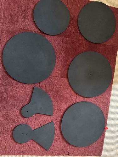 Drum kit silencers and - kit,