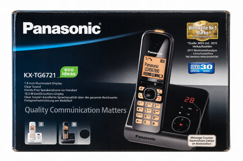 Panasonic tg6721 digital - panasonic, kx-tg6721