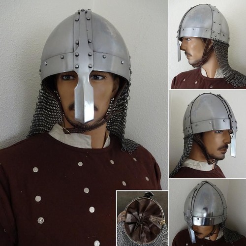 Viking nasal helmet with - nasal,