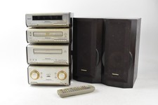 Technics HDV600 Mini Component System Hi-Fi CD DVD Tape Stereo Amp & Speakers