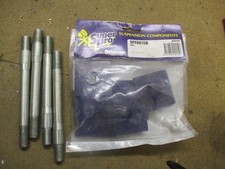 MG MGB MGBGT front suspension crossmember pins and polyuretane pads set