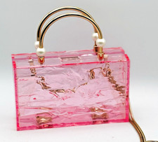 ZARA Lucite Acrylic Box Bag