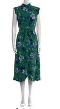 Erdem Floral Print Midi Length