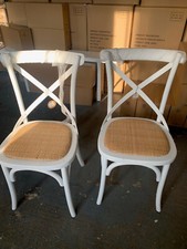 Nordal white dining rattan - white,